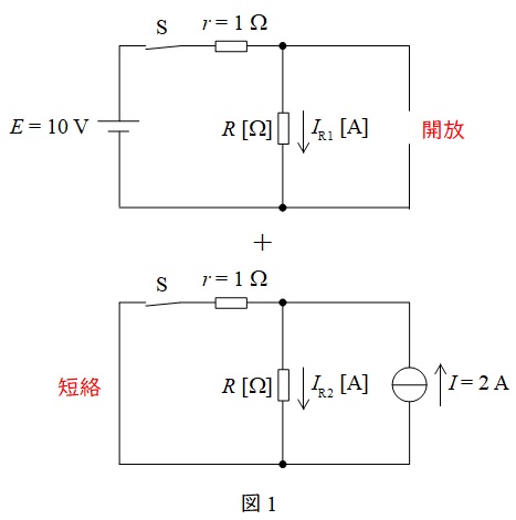 理論 電気回路 H30 問7 重ね合わせの理を用いた抵抗値の算出に関する計算問題 電験王3