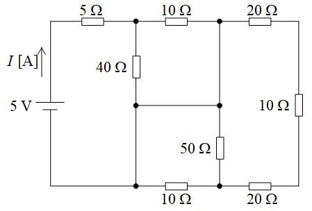 理論 電気回路 H25 問8 複雑な直並列回路に関する計算問題 電験王3